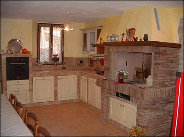 Nuova pagina 1 Cucina con camino